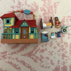 LILO & STITCH ANIMATORS CARRYING CASE PLAY HOUSE TOY SET DOLLS COLLECTORS